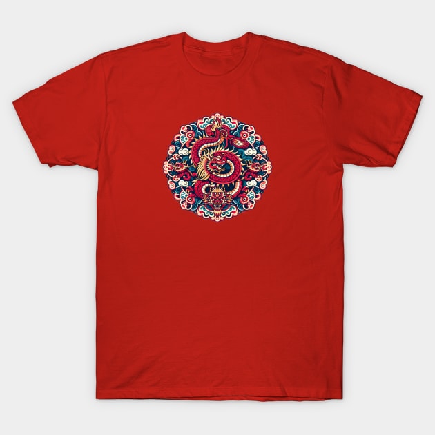 Chinese mandala chinese new year T-Shirt by grappict